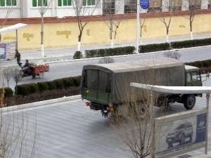 Militärtransporter Tibet