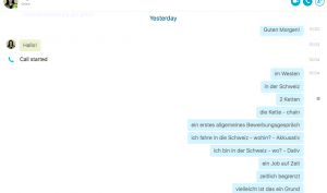 Screen Shot Skype Chat